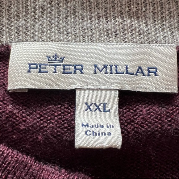 Peter Millar Purple Half-Zip Sweater - Picture 4 of 10